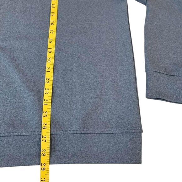 Hickey Freeman 1/4 Zip Pullover Mens Size Large Blue Gray Sweatshirt Golf Casual - Picture 4 of 5